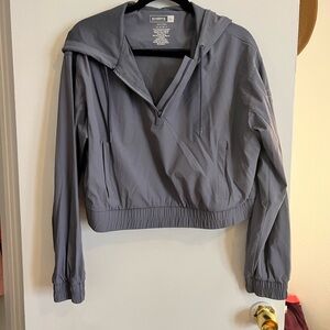 Barry’s Dusty Blue 1/2 Zip Windbreaker
